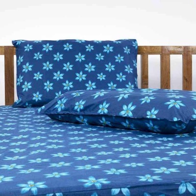 Grassberry Premium Cotton Fitted BedSheet & Pillow Cover
