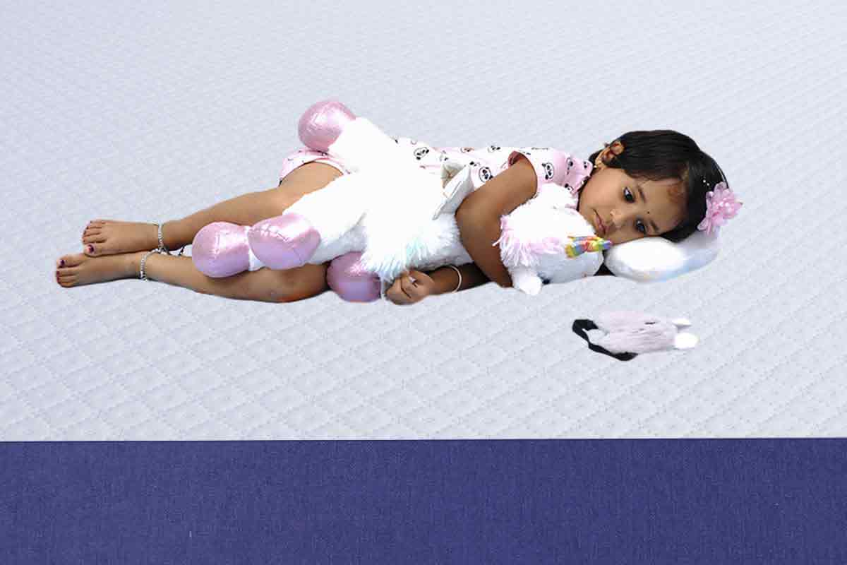 Grassberry Kinder Fresh - Pocketed Spring Mattress With HR Foam + Free Princess Soft Pillow
