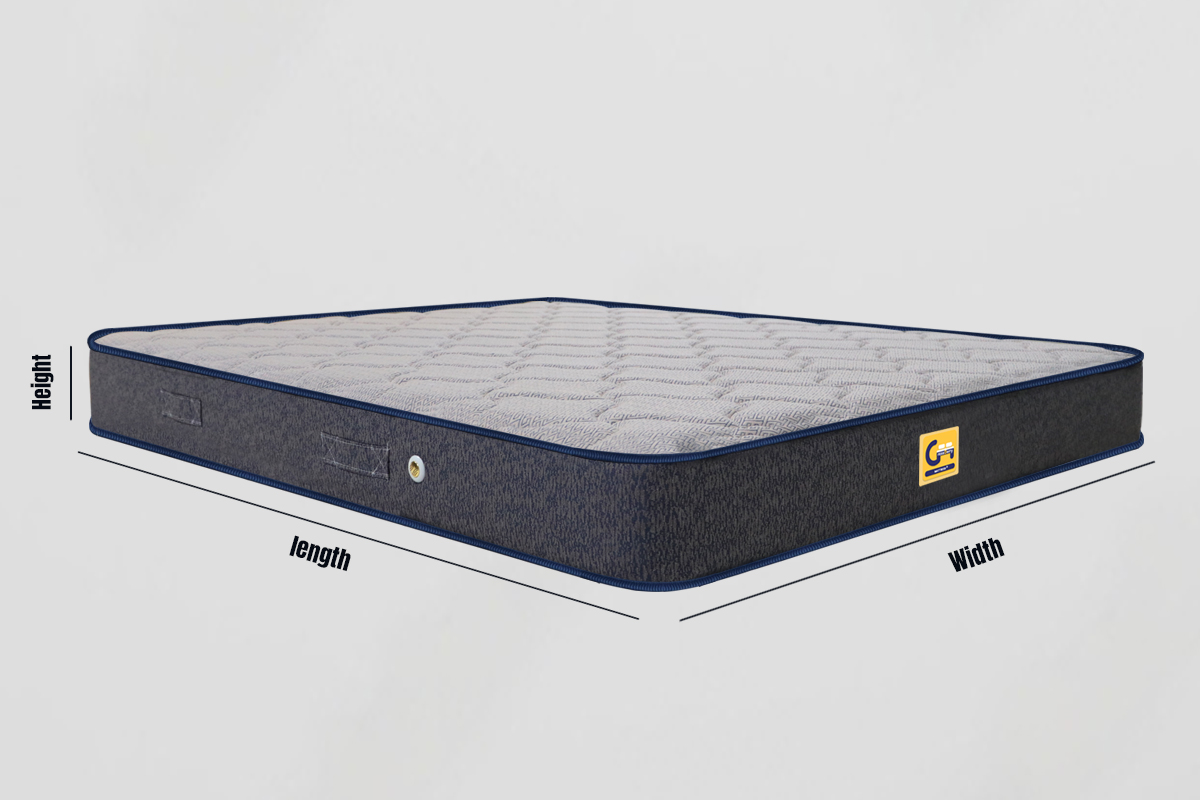Dual Sided Medium Soft Pocketed Spring Mattress